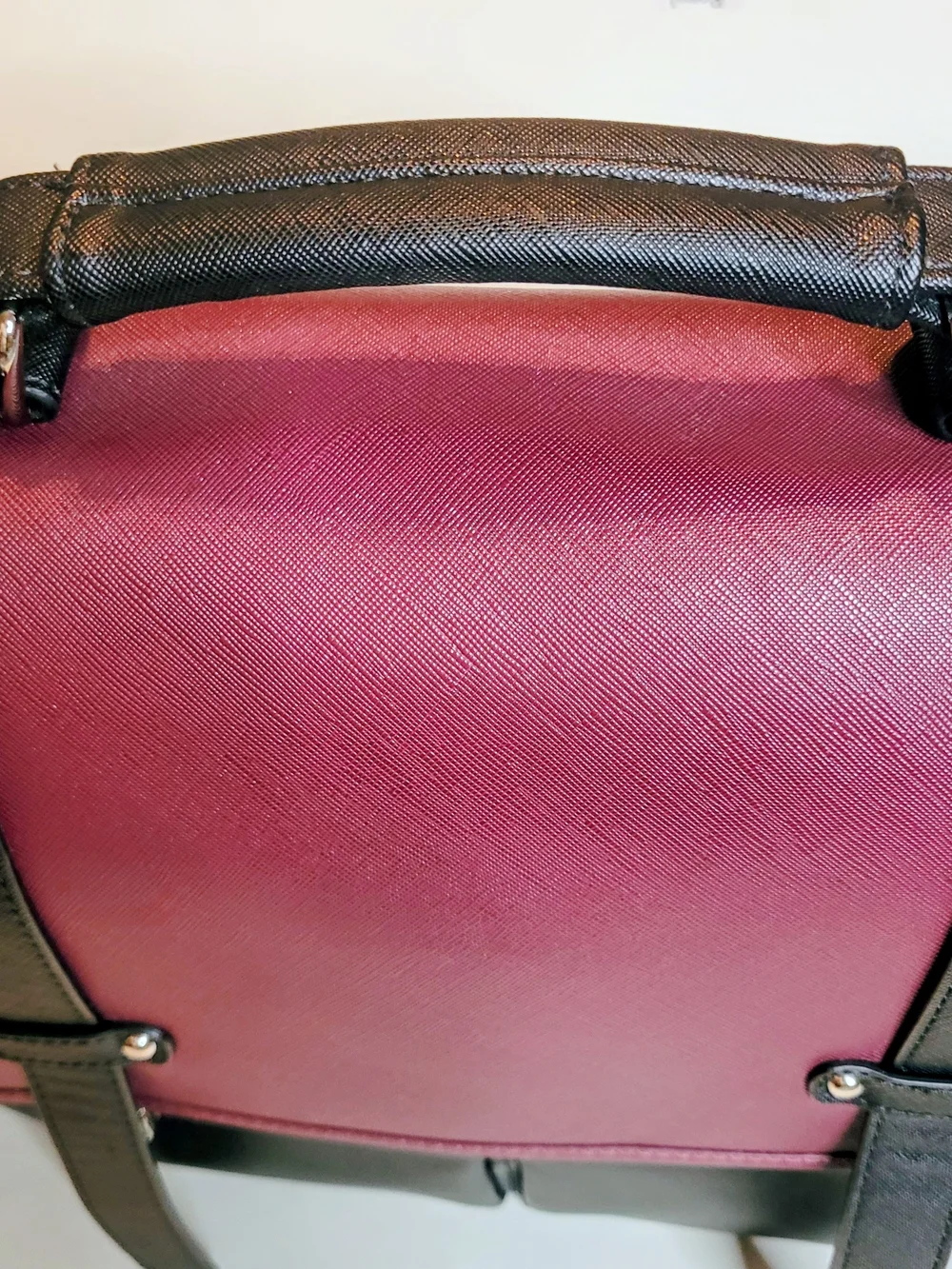 Lovevook Black and Purple Womens Laptop Bag